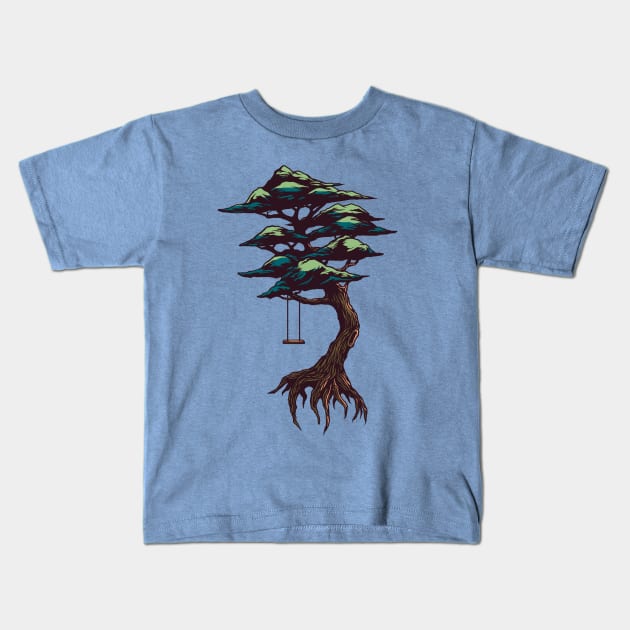 Tree Kids T-Shirt by Deltizzle